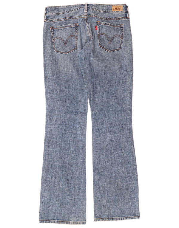 LEVI'S Womens 545 Low Bootcut Jeans US 4 Small W28 L32 Blue Bomuld