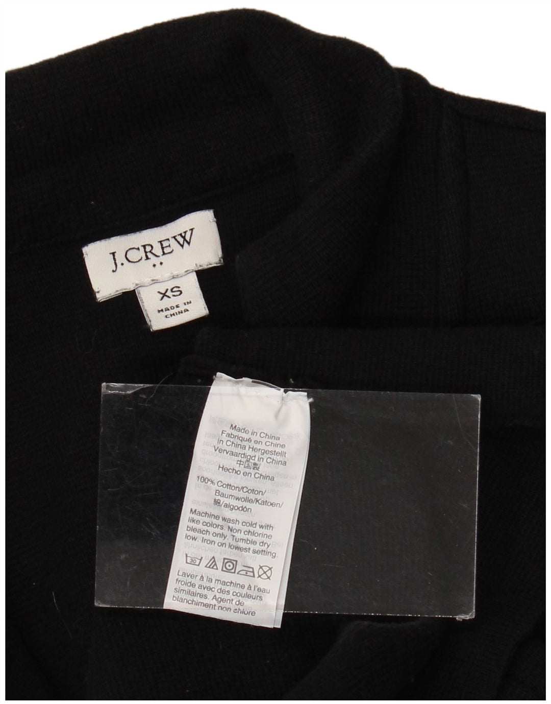 J. CREW Dame 2-knaps blazerjakke UK 6 XS Sort bomuld