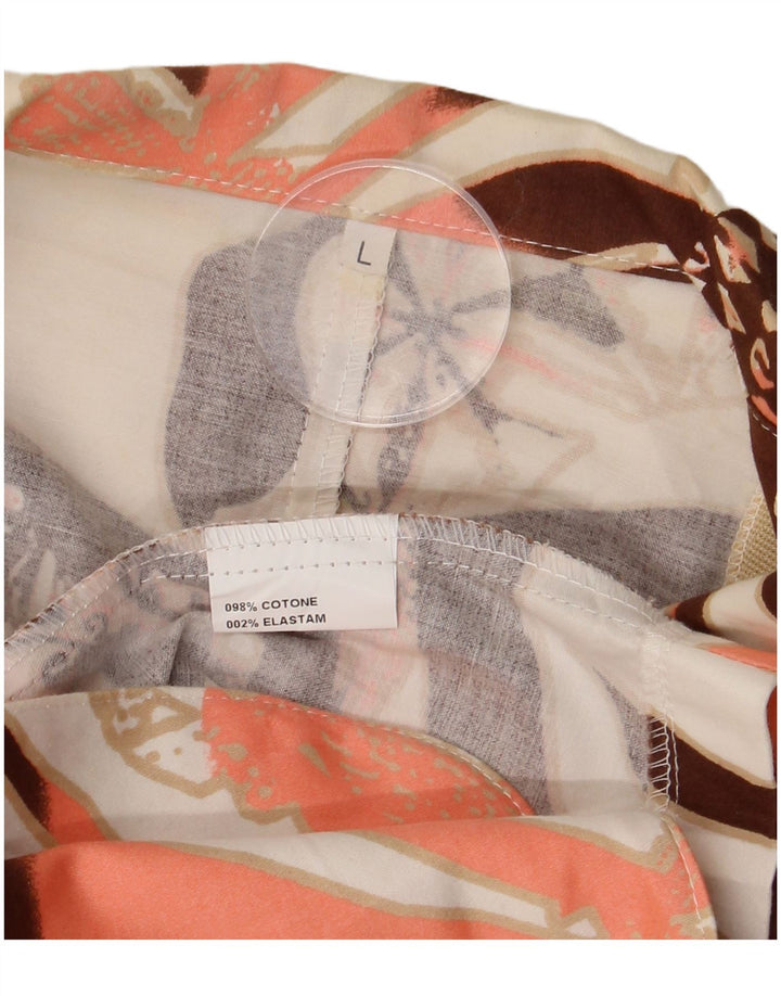 VINTAGE Dame Blazer Jacket UK 14 Stort flerfarvet dyreprint