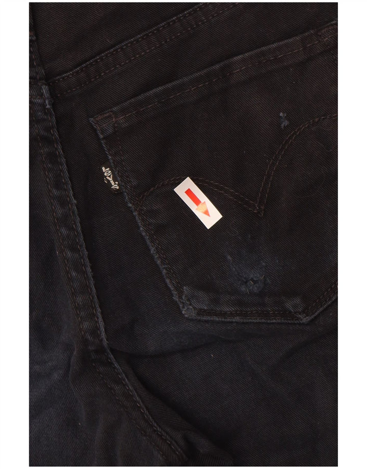 LEVI'S Dame Demi Curve Classic Fit Straight Jeans W26 L32 Sort