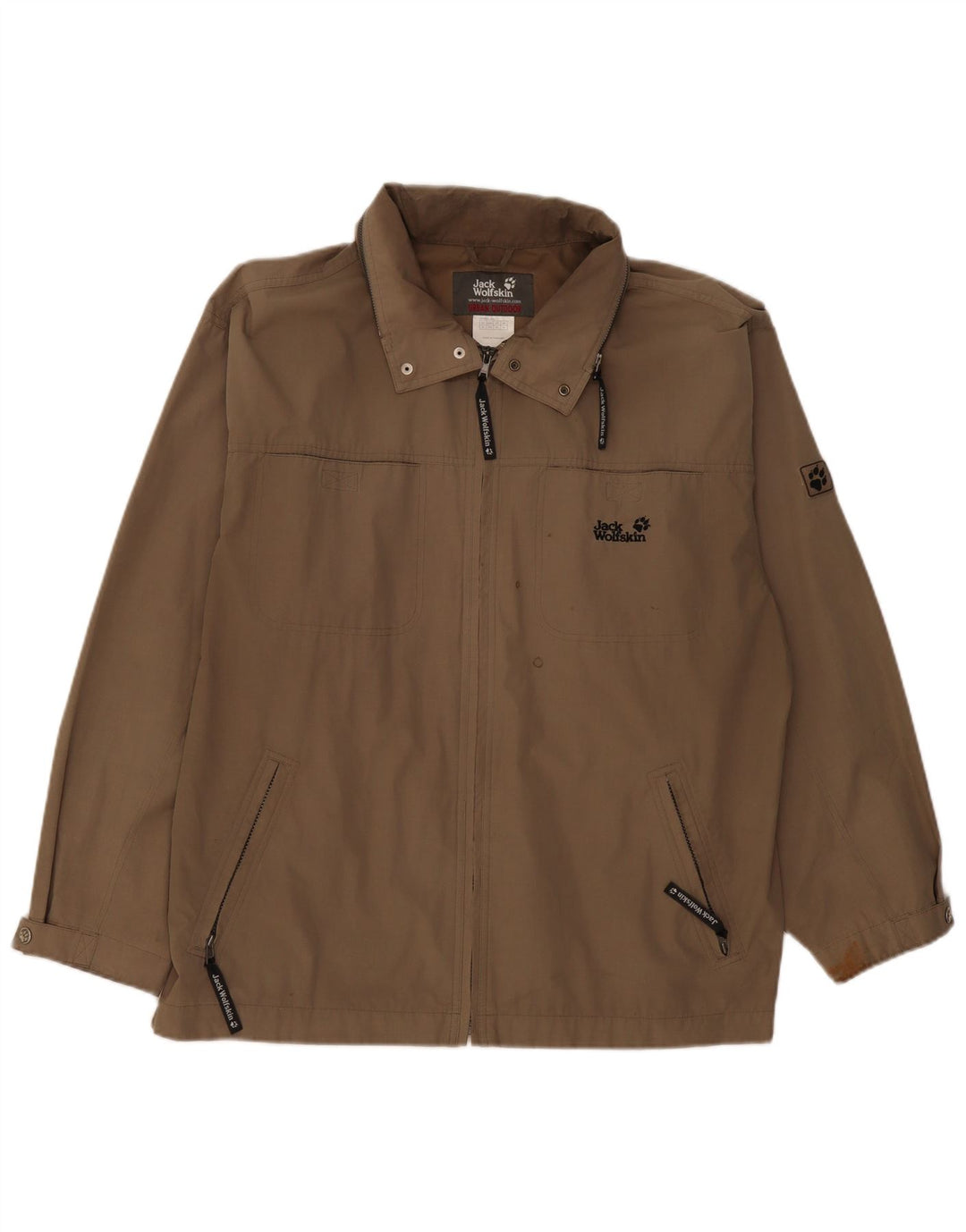 Jack Wolfskin Herre Utility Jacket UK 42 XL Khaki Polyester