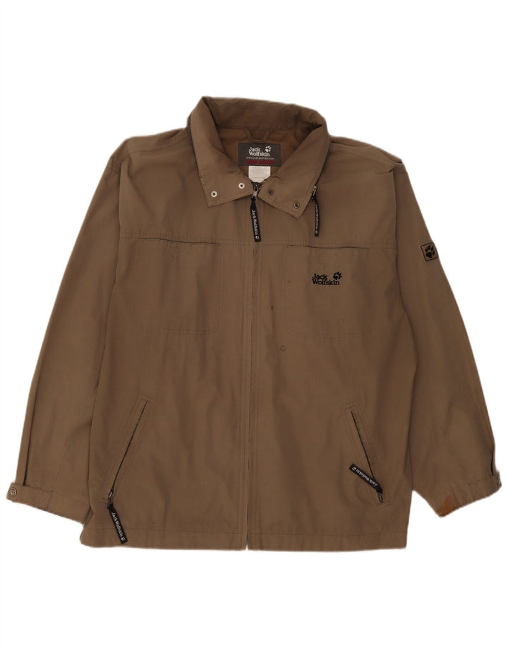 Jack Wolfskin Herre Utility Jacket UK 42 XL Khaki Polyester