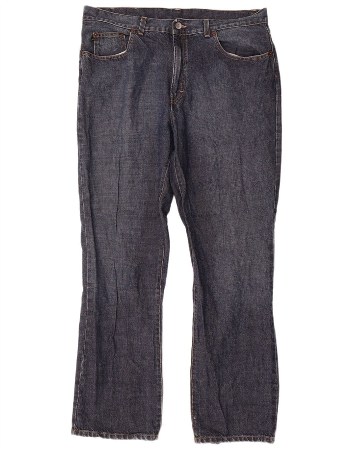 Dkny Herre Straight Jeans W38 L31 Marineblå Bomuld