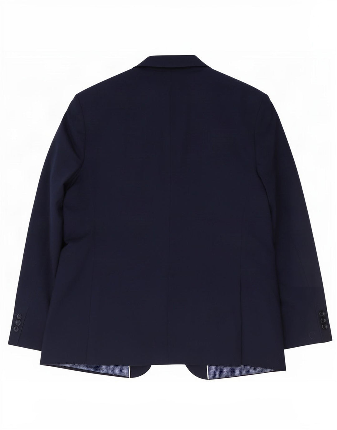 Marks & Spencer Herre lang blazerjakke med 2 knapper UK 48 4XL marineblå uld