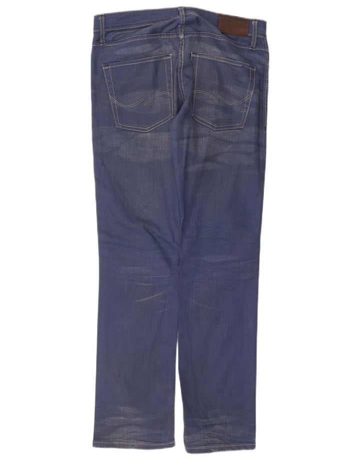 Jack & Jones Straight Jeans til mænd W34 L32 Blå