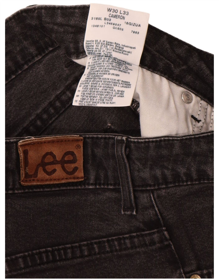 Lee Dame Cameron Straight Jeans W30 L28 Sort Bomuld