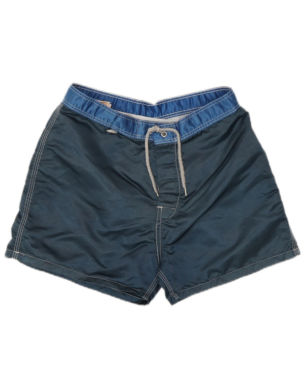 Sundek Boys Badeshorts 11-12 år Navy Blue Colourblock Nylon