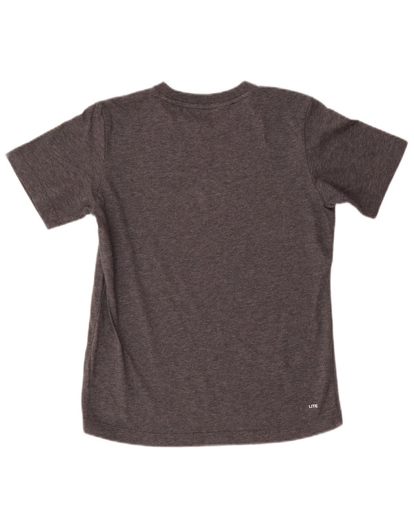 Adidas drenge grafisk t-shirt top 11-12 år grå bomuld