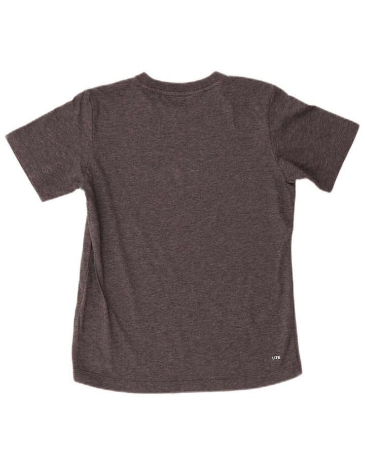 Adidas drenge grafisk t-shirt top 11-12 år grå bomuld