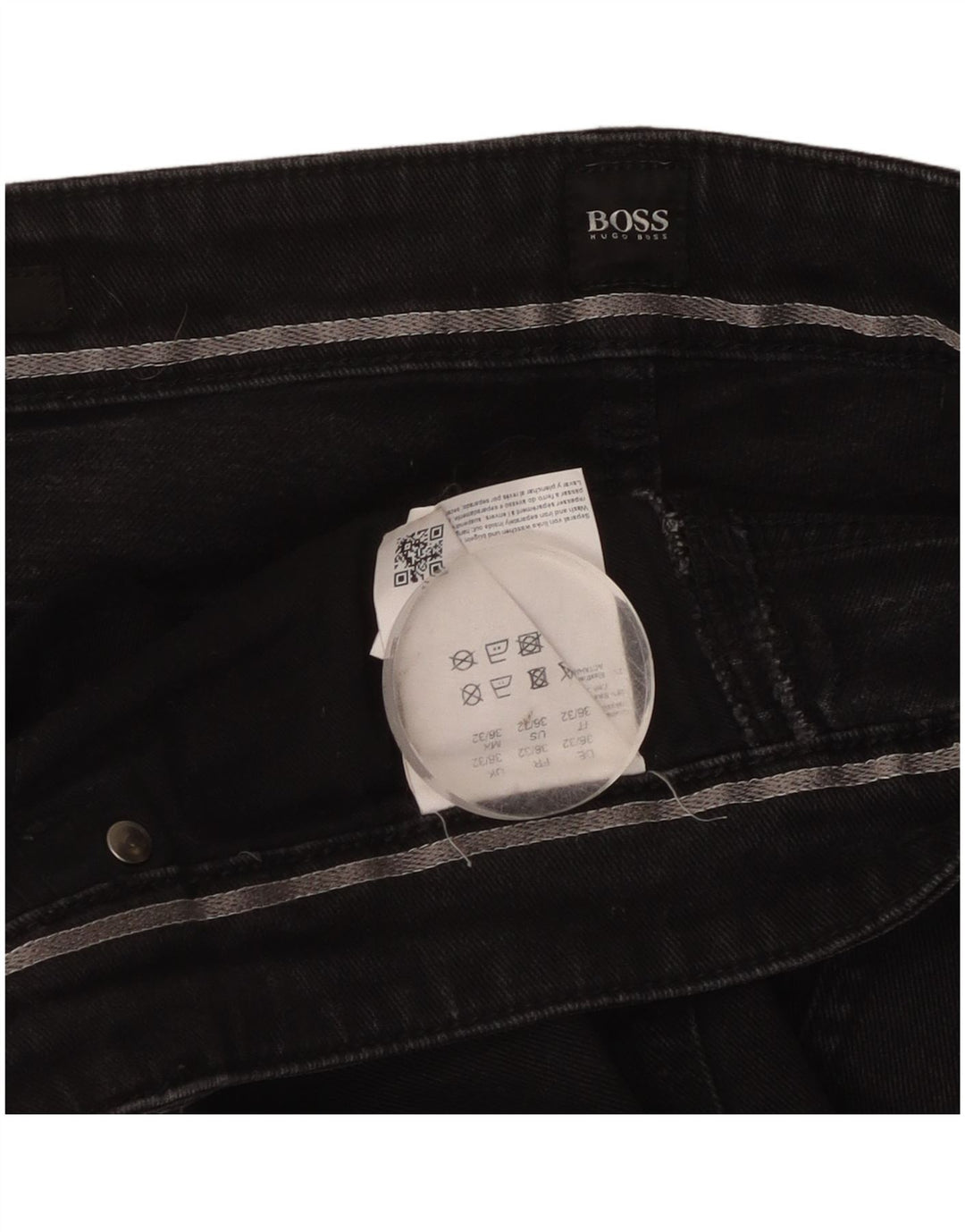 Hugo Boss Herre Slim Jeans W36 L32 Sort Bomuld