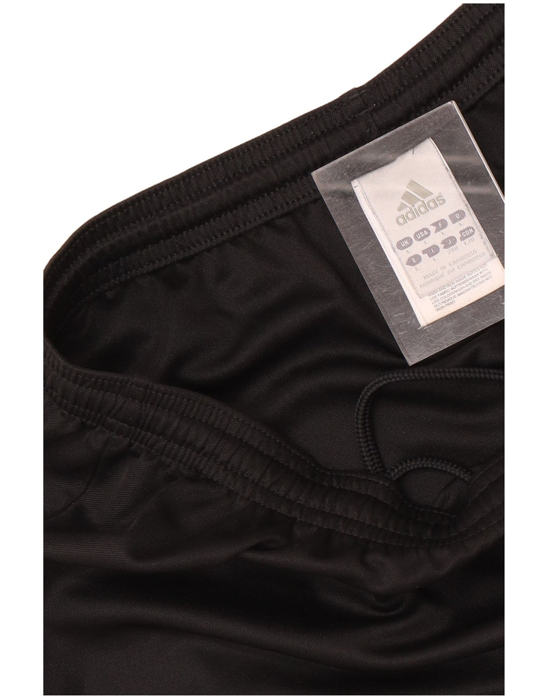 Adidas Sportsshorts til mænd, store sorte polyester
