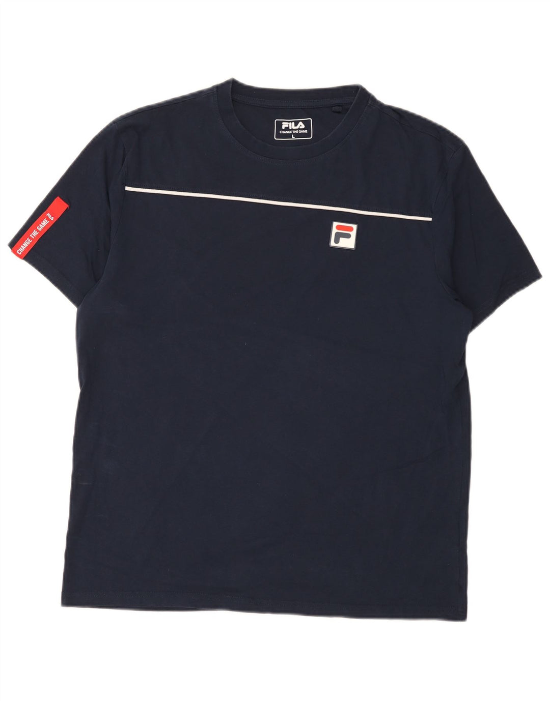 FILA Herre T-Shirt Top Stor Marineblå Bomuld