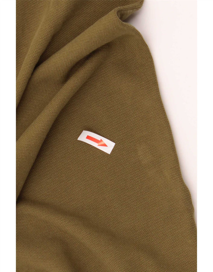 Massimo Dutti Herre Polo Shirt Lille Khaki Bomuld