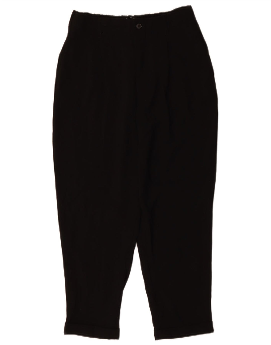 ZARA koniske jakkesæt til kvinder Medium W28 L33 Sort polyester