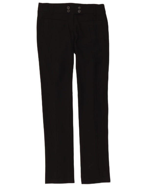 Pinko Dame Slim Casual Bukser UK 6 XS W30 L32 Sort Viscose