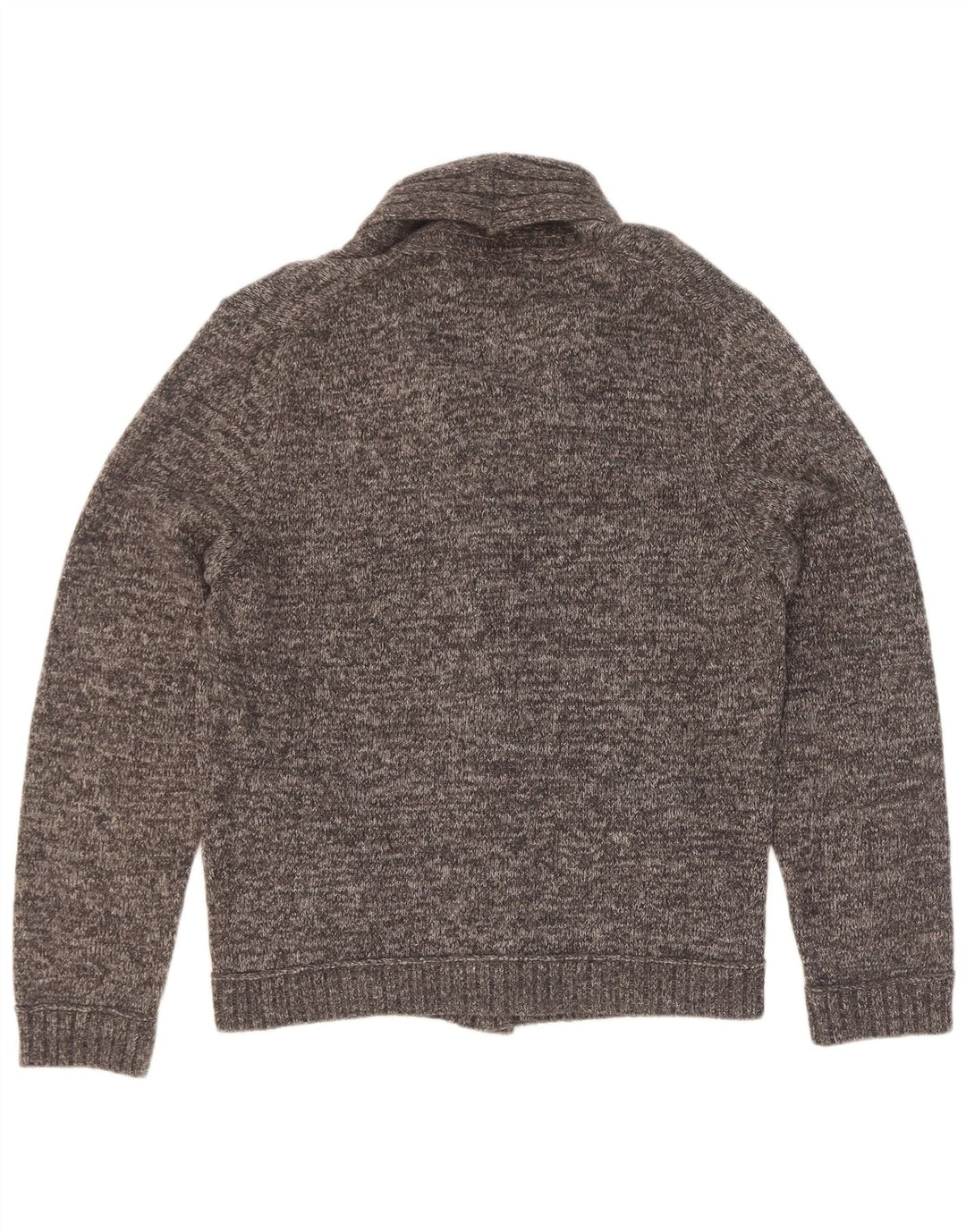 Trussardi Herre Cardigan Sweater XL Grå Flecked Viscose