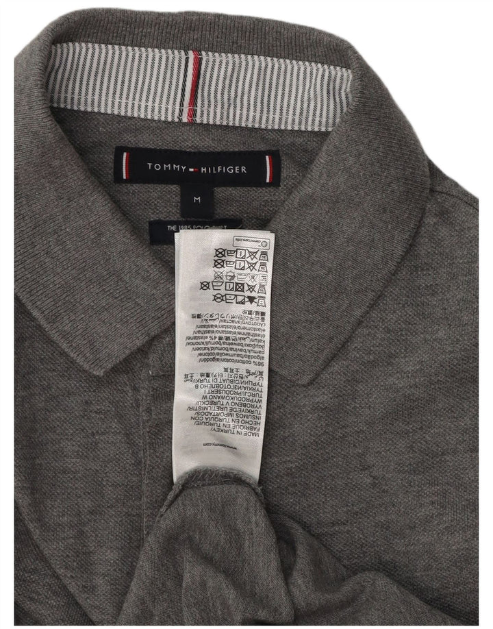 Tommy Hilfiger herre poloshirt mellemgrå bomuld