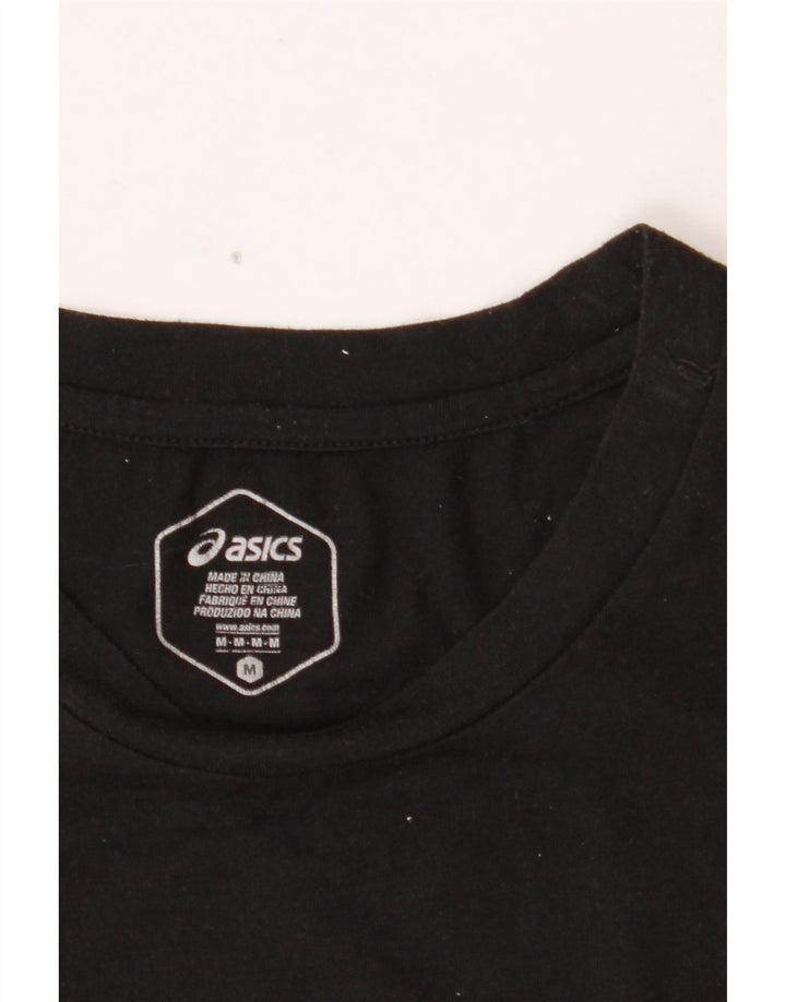 ASICS Kvinder Grafisk Vest Top UK 12 Medium Sort