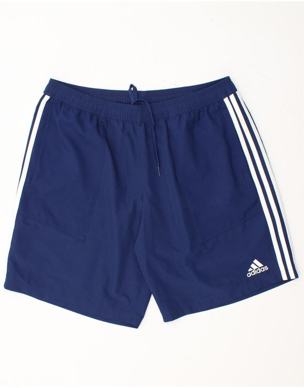 ADIDAS Herre Climalite Sportshorts XL Navyblå polyester