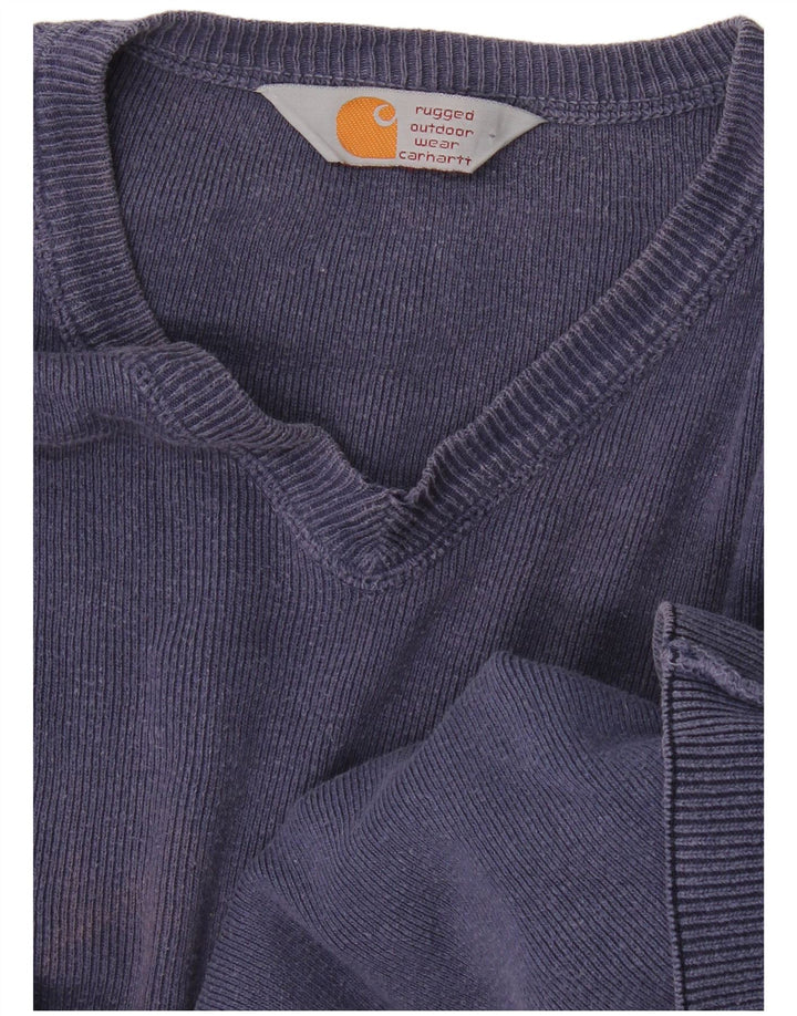 Carhartt Herre V-hals sweater 2XL marineblå