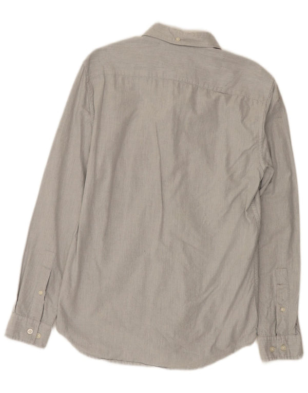 Jack Wills Herre Slim Fit skjorte XS Grå bomuld