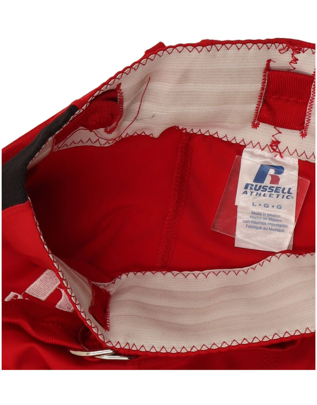 Russell Athletic Herre Bermuda Sportshorts Store Røde Colourblock Nylon