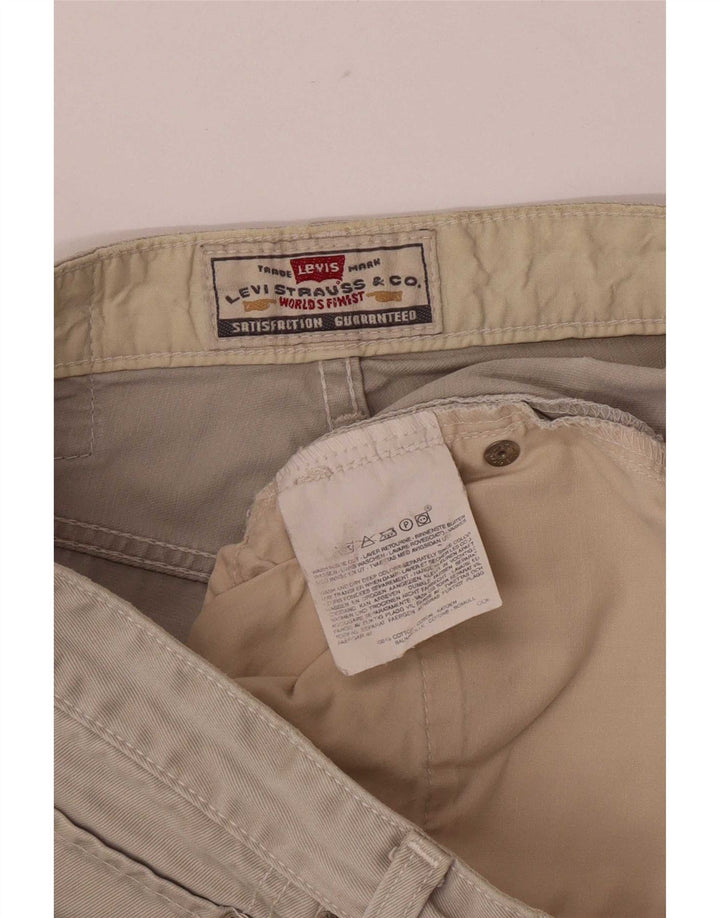 Levi's regulære denimshorts til mænd Large W33 Beige Cotton