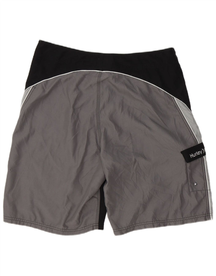 Hurley Herre grafiske badeshorts Large Black Colourblock Polyester