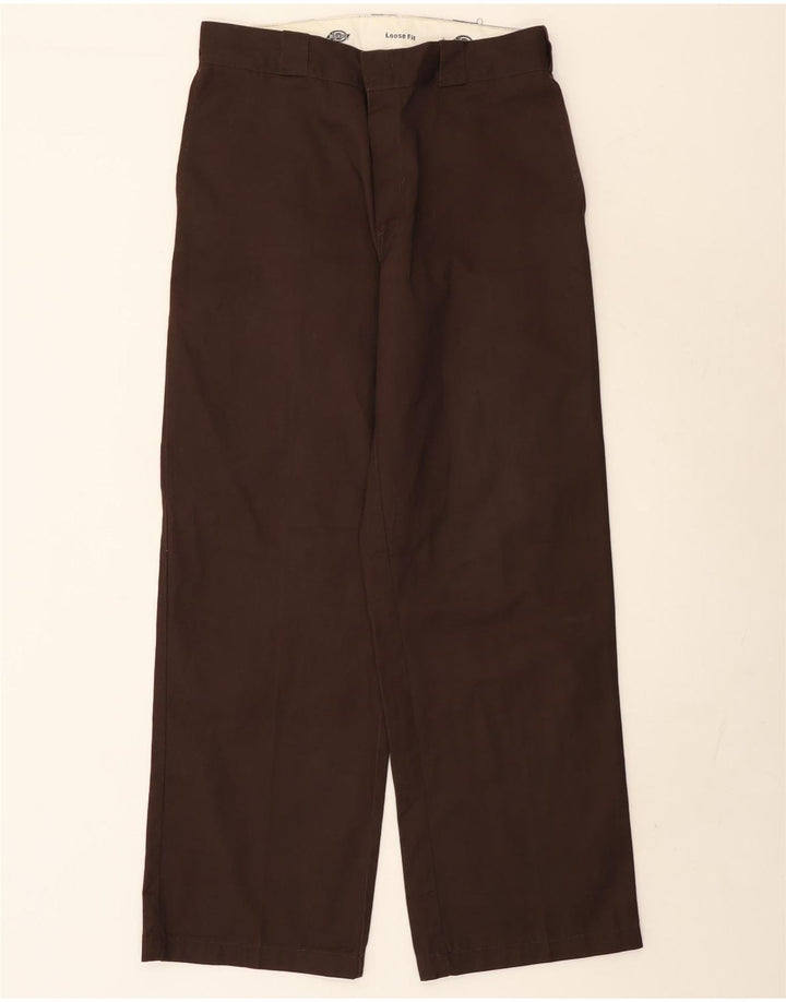 Dickies Herre Loose Fit Cargo Bukser W32 L32 Brun Polyester