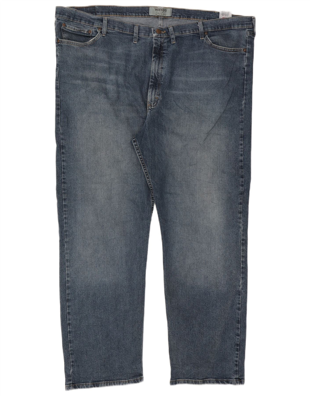 Wrangler Straight Jeans til mænd W52 L32 blå bomuld