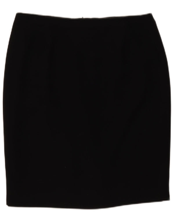 Menuet kvinders blyantnederdel UK 14 Large W32 Black Polyester