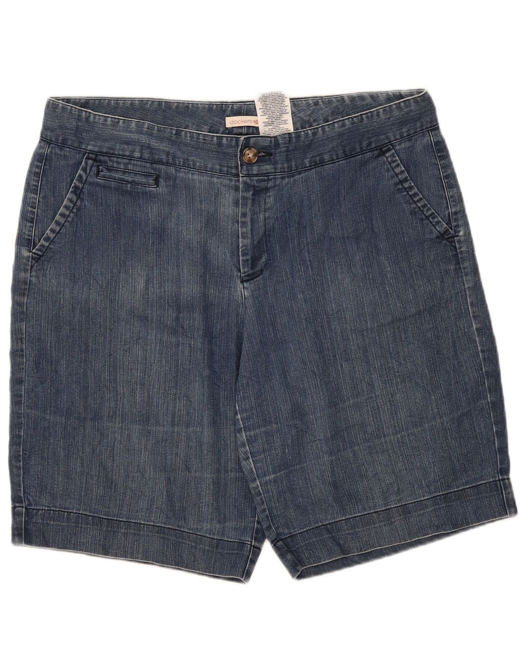 Dockers denimshorts til kvinder US 14 XL W36 blå bomuld