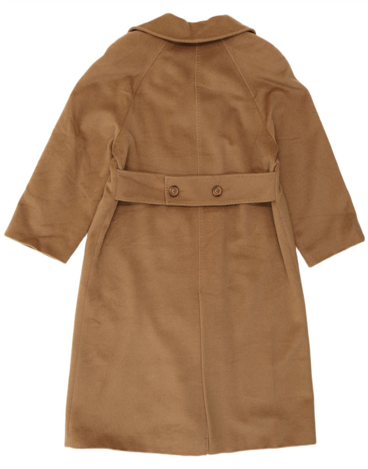 Pierre Cardin Dame Dobbeltradet Frakke UK 14 Stor Brun