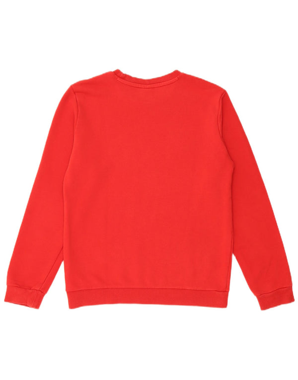 Puma Girls Graphic Sweatshirt Jumper 13-14 År Rød Bomuld