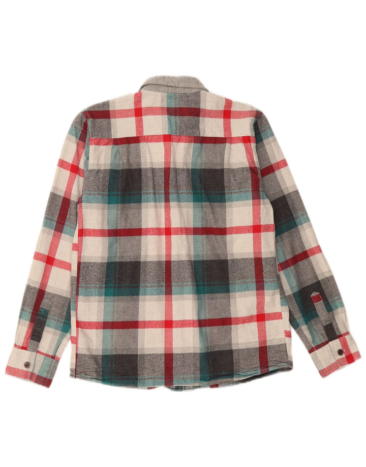 Ted Baker drenge flannelskjorte 12-13 år grå plaid bomuld