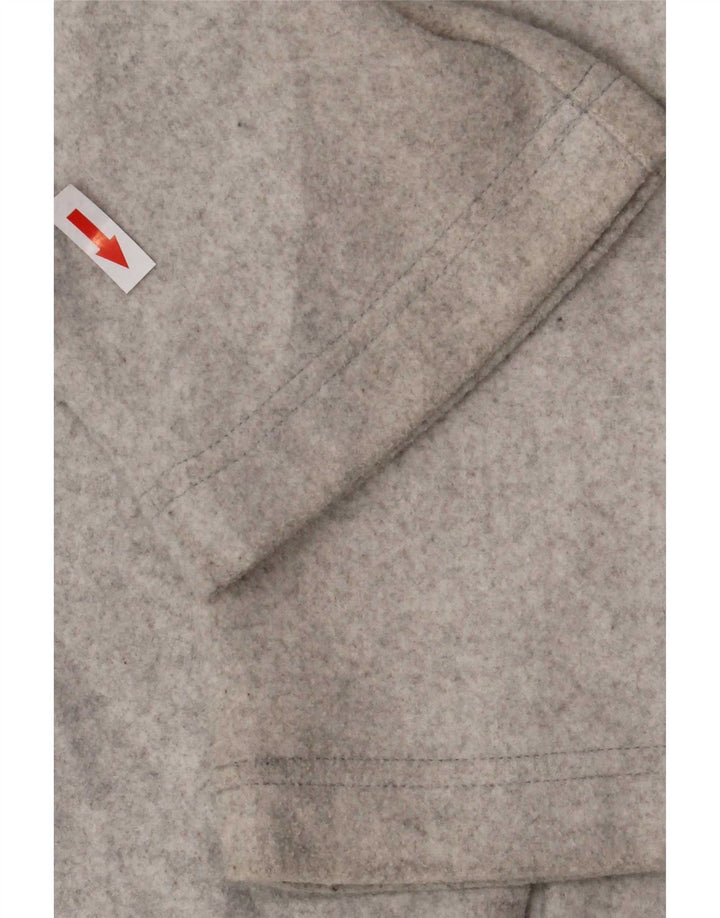 Zara Dame Overfrakke UK 14 Medium Grey Polyester