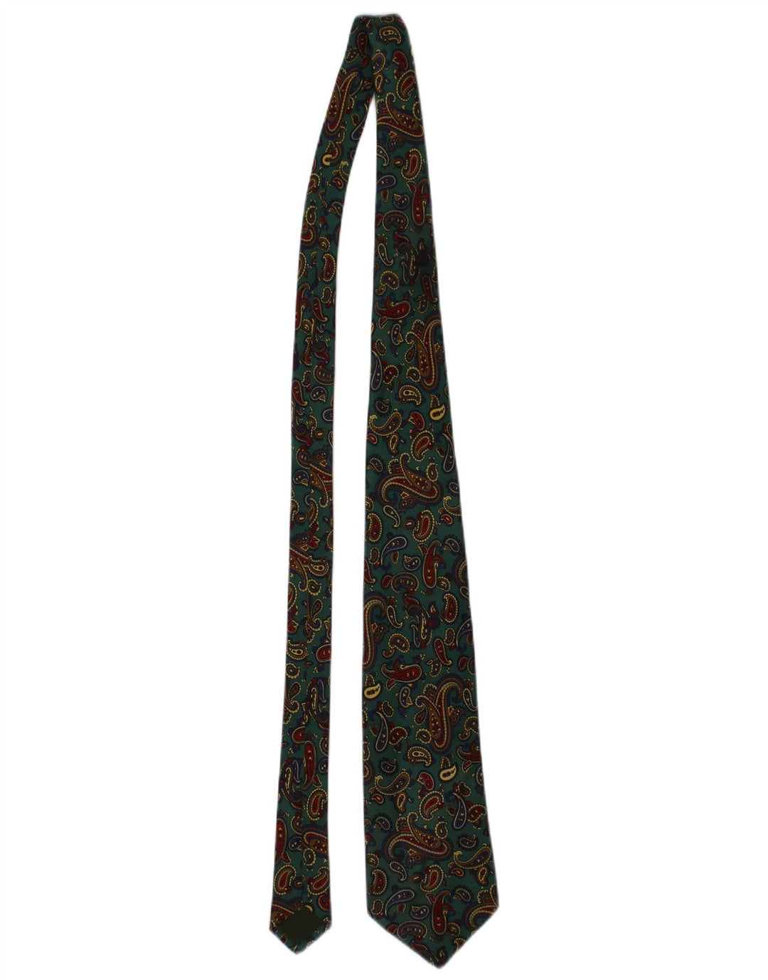 Gilberto Herre slips One Size Grøn Paisley Silk Classic