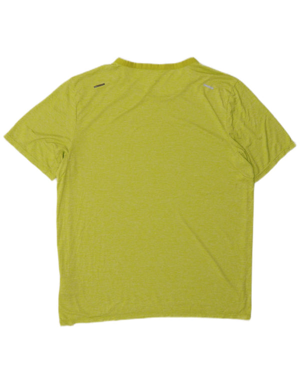 Nike Running T-Shirt Top Medium Grøn Polyester Sports
