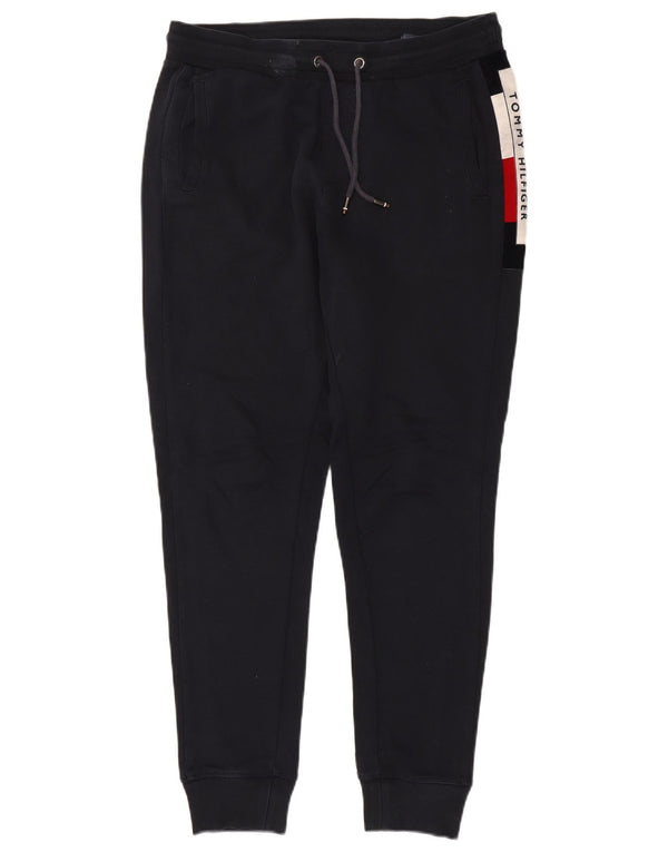 Tommy Hilfiger Mens Graphic Tracksuit Trousers Joggers Medium Navy Blue