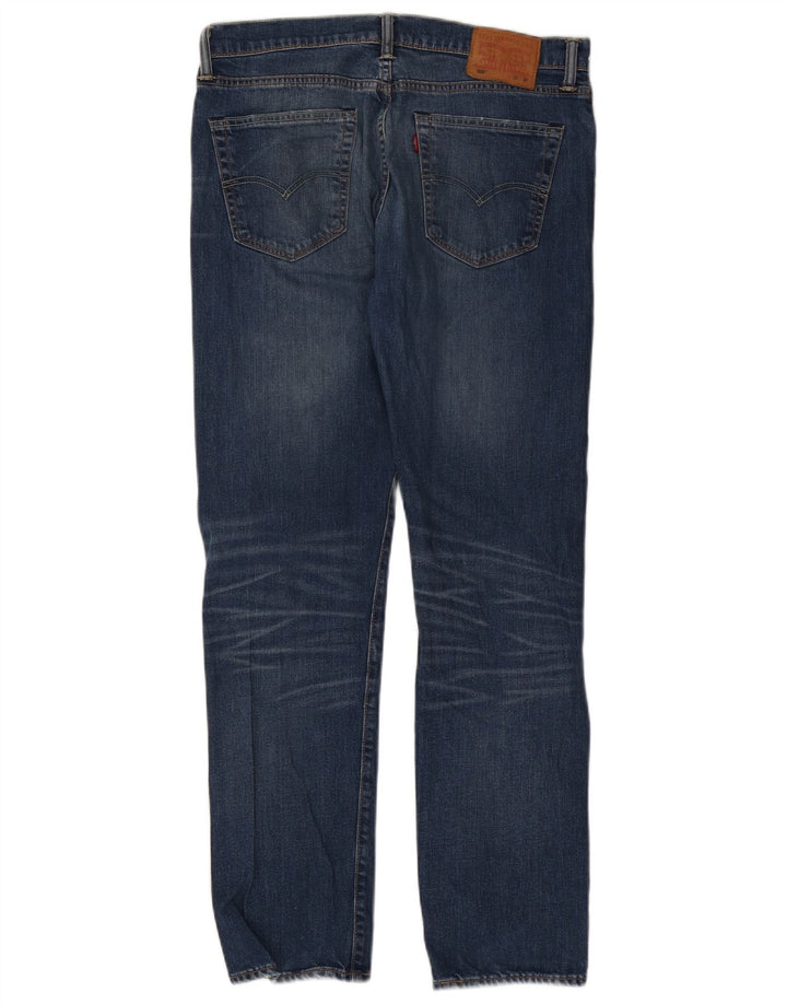 Levi's Herre 508 almindelige tilspidsede jeans W33 L32 blå bomuld