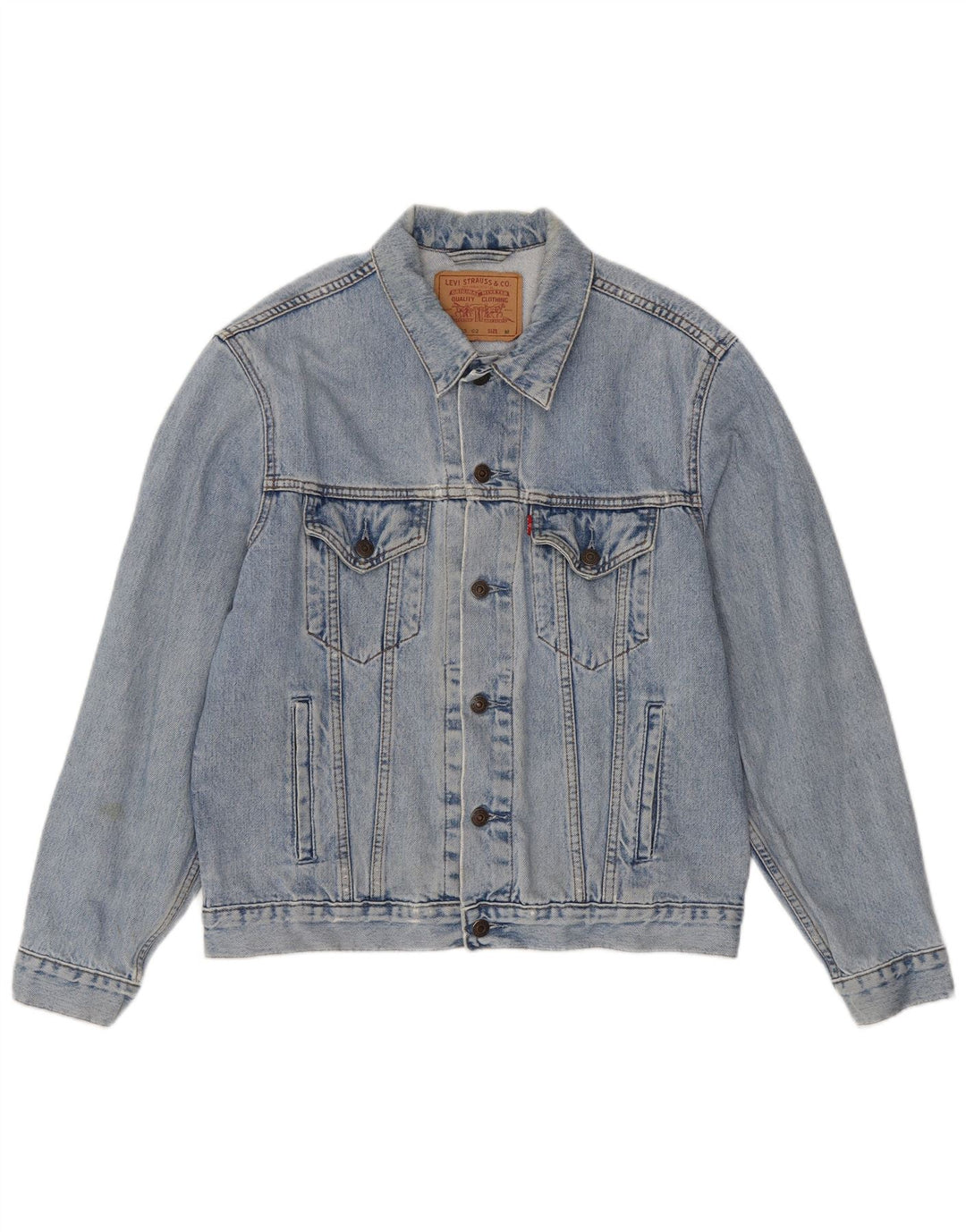 Levi's Herre 70503 Denimjakke UK 38 Medium Blå Bomuld