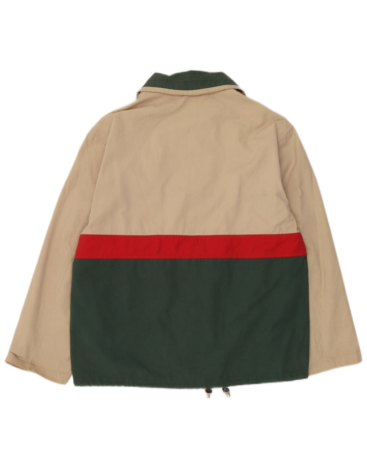 Stormy Sea Herre Utility Jacket UK 36 Small Beige Colourblock Polyester