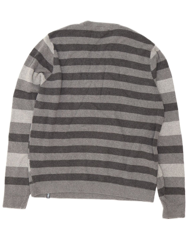 Marks & Spencer Herre Blue Harbor Crew Neck trøje Sweater Large Grå