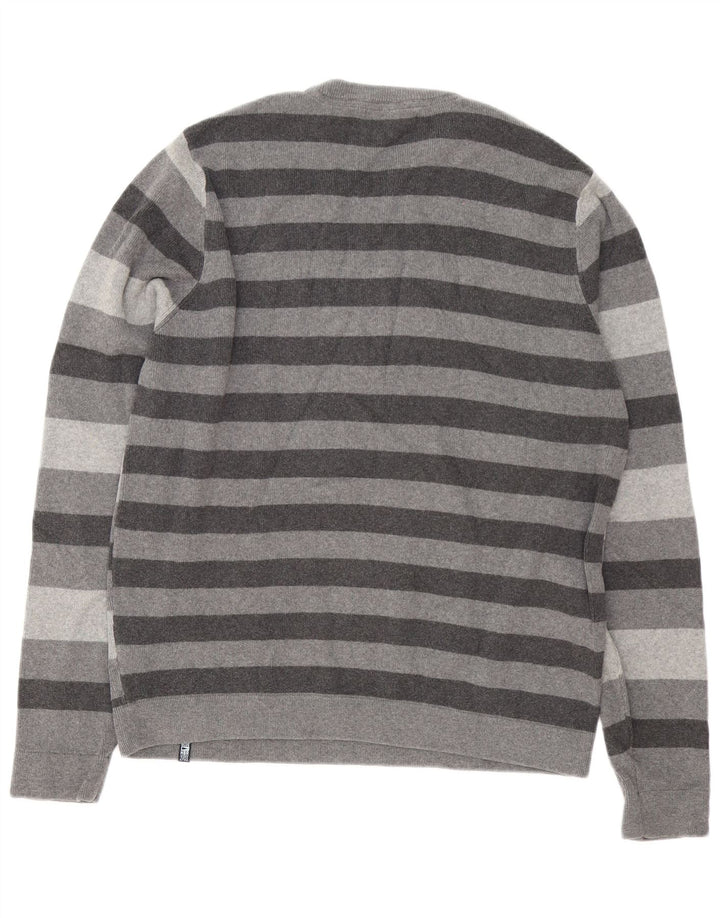 Marks & Spencer Herre Blue Harbor Crew Neck trøje Sweater Large Grå