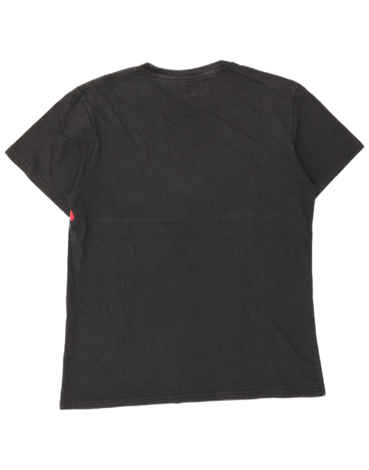 Levi's Grafisk T-shirt top til mænd, stor sort farveblok