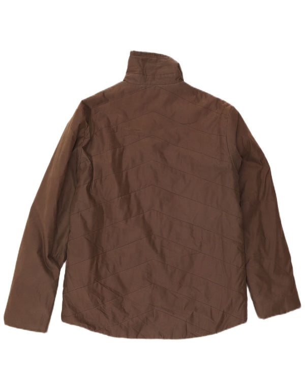 Fila polstret jakke til kvinder UK 10 Lille brun polyester