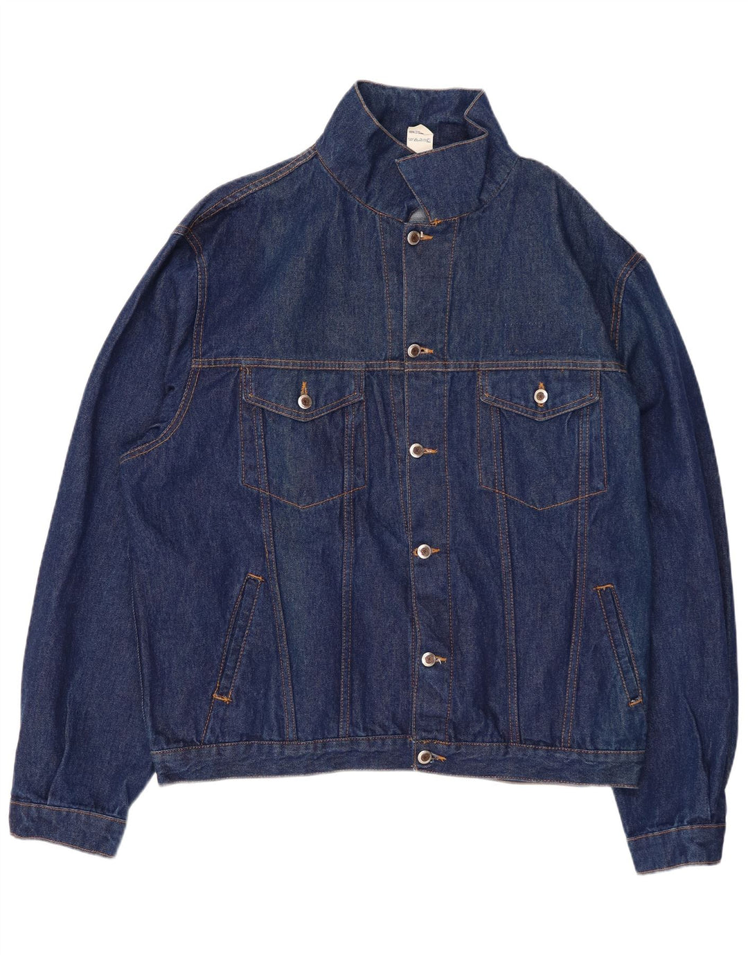 VINTAGE Denimjakke til mænd UK 44 2XL Marineblå Bomuld