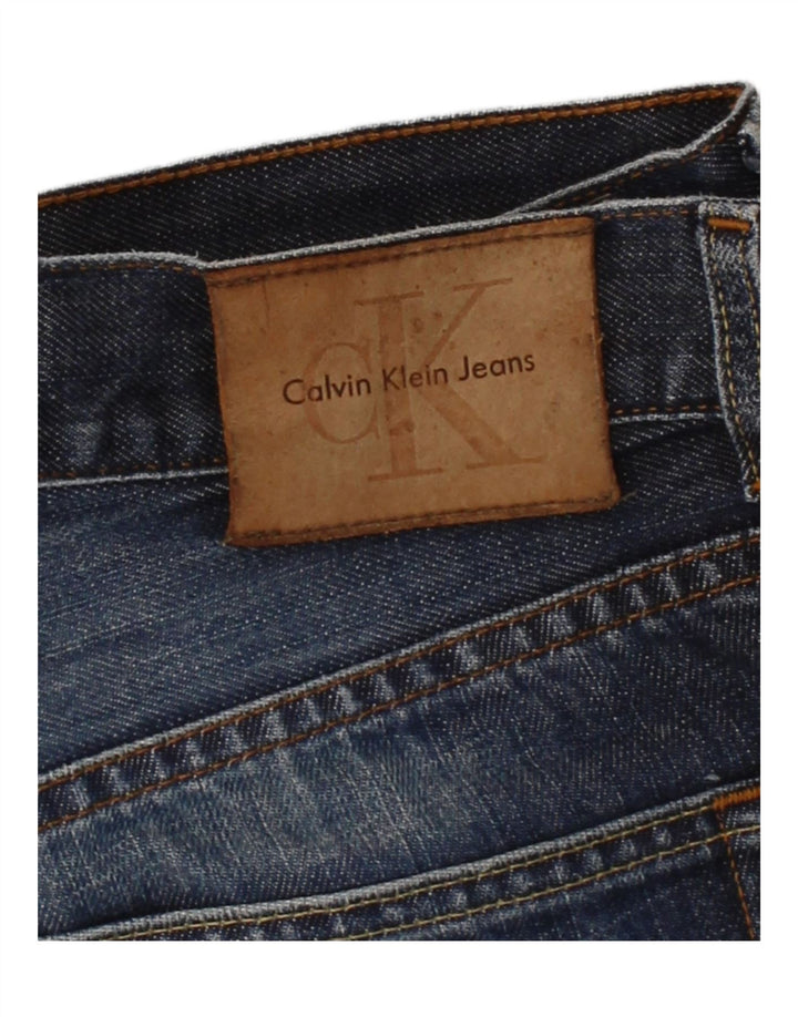 CALVIN KLEIN Mens Straight Jeans W32 L28 Navy Blue Vintage Calvin Klein and Second-Hand Calvin Klein from Messina Hembry 
