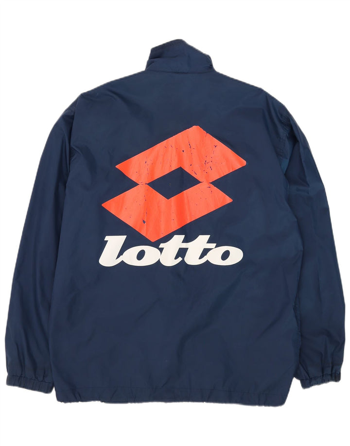 Lotto Herre Grafisk Loose Fit Træningsdragt Top Jakke Medium Navy Blue