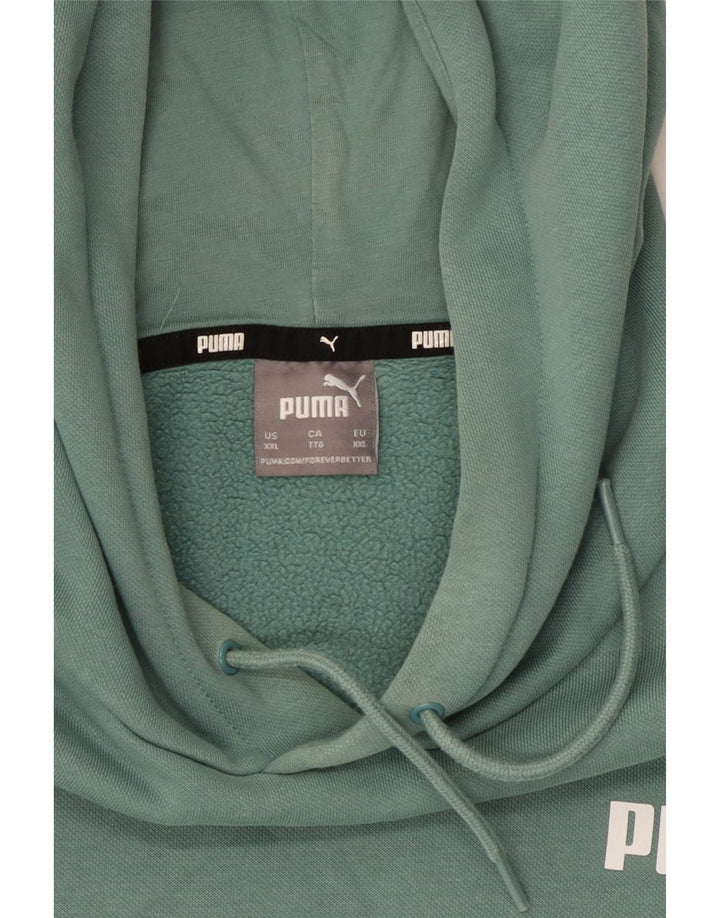 Puma Hættetrøje til mænd 2XL Blå Bomuld